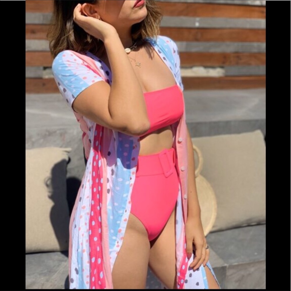 Pink Small Green Med-Large Sexy High Waist 2 Piece.                           B3 - Picture 11 of 11